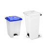 Conteneur poubelle plastique 90L compatible restauration collective