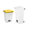 Conteneur poubelle plastique 90L compatible restauration collective