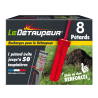 Détaupeur boite de 8 recharges anti taupes LE DETAUPEUR