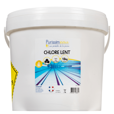 Galets de chlore lent pour piscine