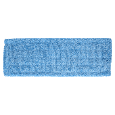 Frange microfibre bleue poches et languettes 40 cm