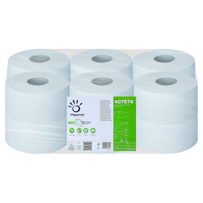 Rouleaux papier toilette mini jumbo enzymatique BIOTECH