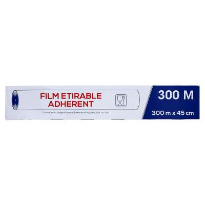 Film alimentaire avec boite distributrice