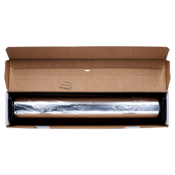 Rouleau papier aluminium alimentaire, boite distributrice 200 m x 45 cm