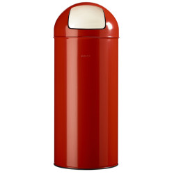 Poubelle PUSH en acier avec couvercle basculant 45L