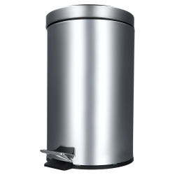 Poubelle métal 12L (INOX ou METAL BLANC)