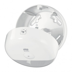 Distributeur papier toilette dévidage central Mini SmartOne T9 - BLANC