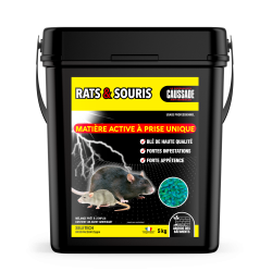 Souricide raticide céréales Caussade 5 kg forte appétence