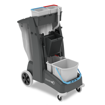 Chariot de lavage double compact Multimatic Grandes roues