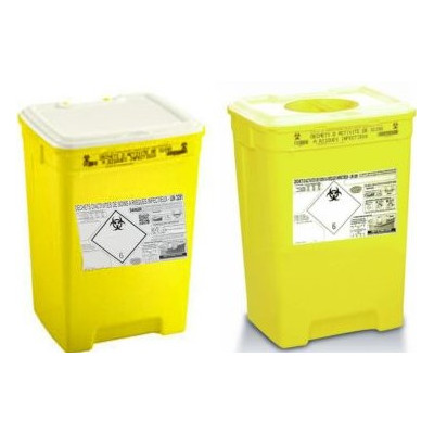 Fut DASRI polypropylène 50 L Jaune