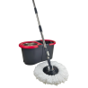 Seau essoreur TURBO MOP DUO + Frange rotative + manche