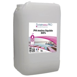 pH moins liquide Purissimeau 50% – Spécial piscines pro – 10L