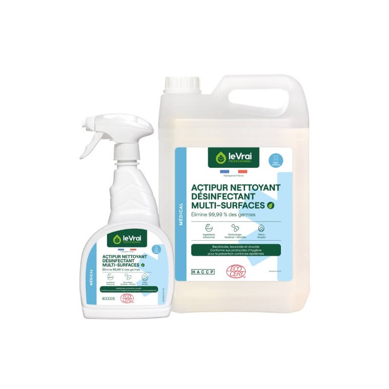 ACTIPUR - Nettoyant, Désinfectant, Médical ECOCERT ACTIPUR - Nettoyant, Désinfectant, Médical ECOCERT