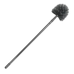 Balai tête de loup ronde vinyle avec manche extensible 150 cm