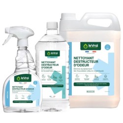 Nettoyant médical destructeur d’odeur 750ml à 5L Le Vrai