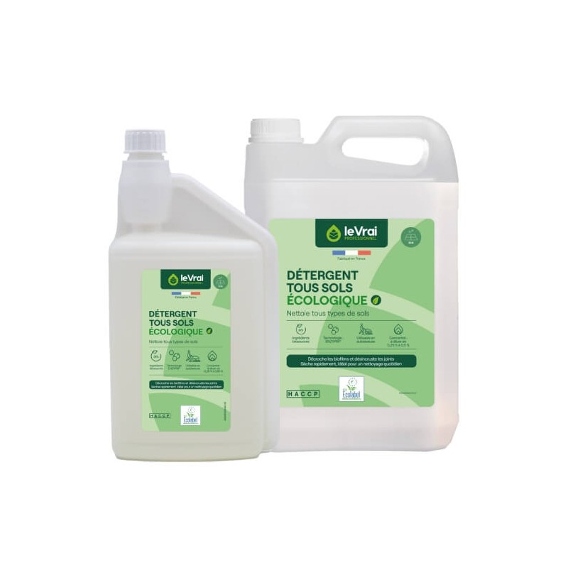 Nettoyant détergent écologique pour sols Le Vrai Nettoyant détergent écologique pour sols Le Vrai