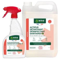 Détartrant sanitaire Actipur désinfectant médical Le Vrai prêt à l'emploi