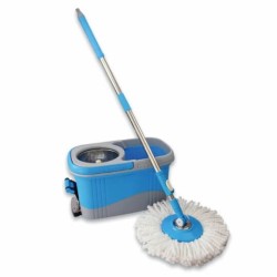 Seau essoreur TURBO MOP PRO + Frange rotative + manche