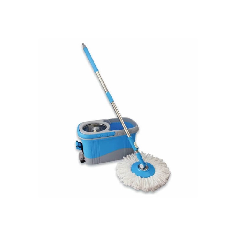 Seau essoreur TURBO MOP PRO + Frange rotative + manche
