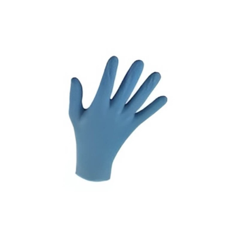 Gants nitrile non poudré bleu (lot de 200)