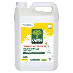 Dégraissant Super actif multi-surfaces Ecolabel Hypoallergénique L'Arbre Vert - bidon 5L