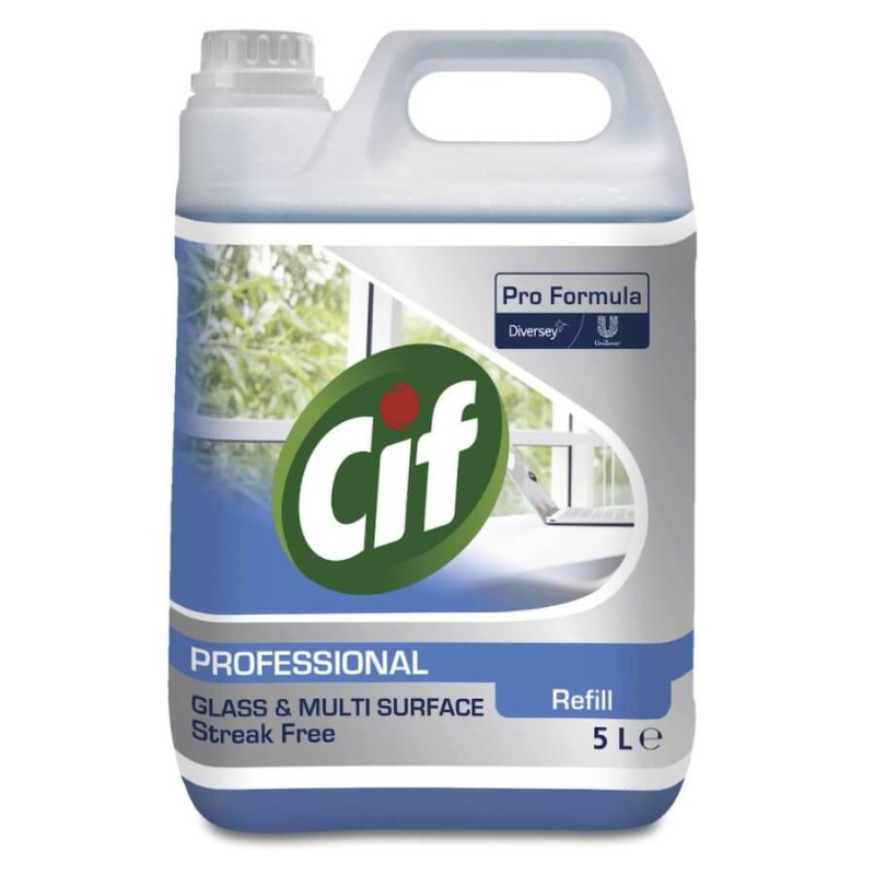 Cif professional Nettoyant vitres & multisurfaces 5L