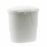 Poubelle à pédale Lolly 4, 6, 12 et 18 L blanche — vue 3
