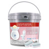 Pastille WC anti-calcaire effervescente Prodifa, seau de 100 — vue 1