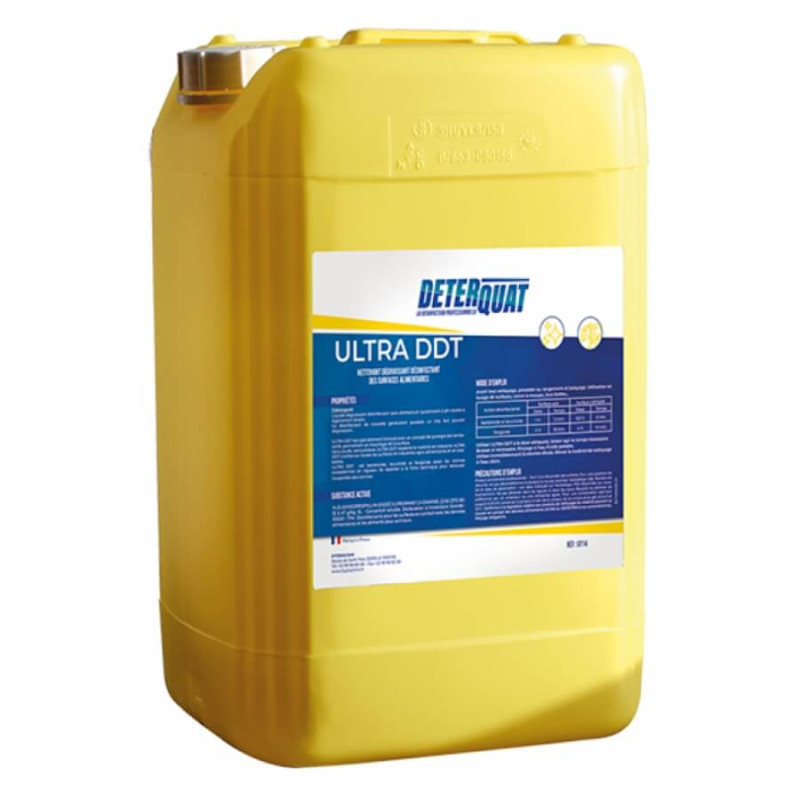 Dégraissant nettoyant désinfectant pour surfaces alimentaires 20L