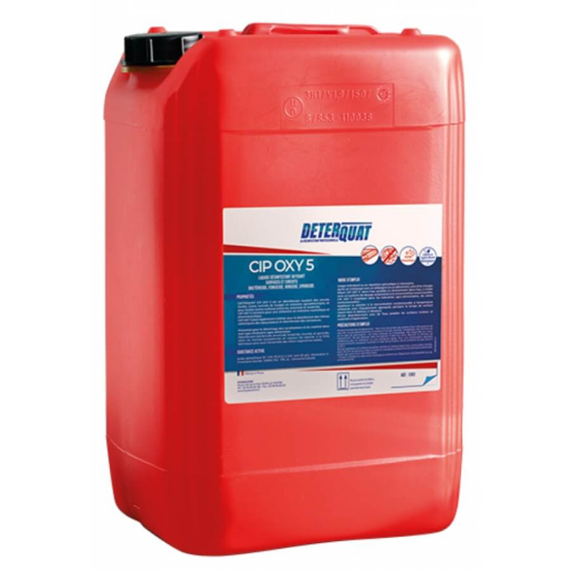 Désinfectant oxydant DETERQUAT CIP OXY 5 Bidon 20 kg