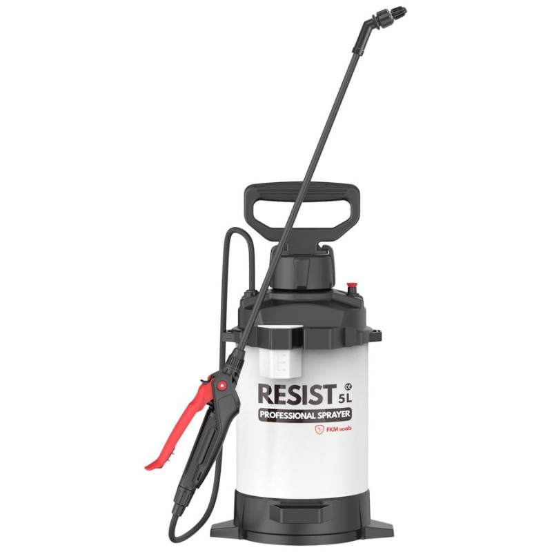 Pulvérisateur électrique rechargeable Resist 5 L pour produits chimiques (joints FKM/Viton)