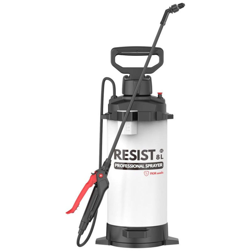 Pulvérisateur électrique rechargeable Resist 8 L pour produits chimiques (joints FKM/Viton)