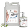 Savon doux pH neutre 3 en 1 — gel lavant mains, corps et cheveux, rose blanche — vue 1
