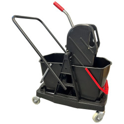 Chariot double seau + presse