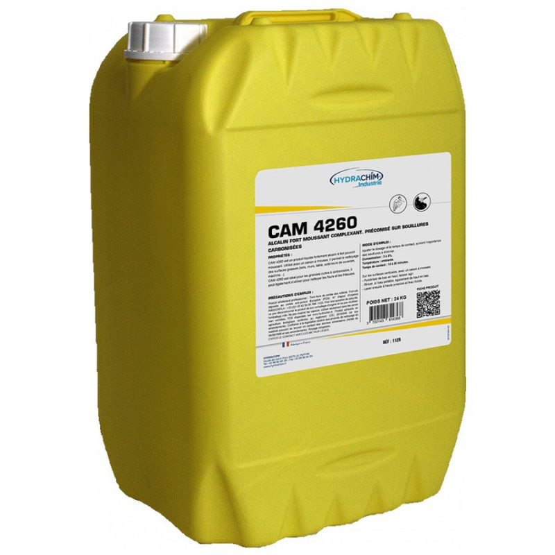 Détergent alcalin fort moussant agroalimentaire - CAM 4260 - Bidon 24 kg