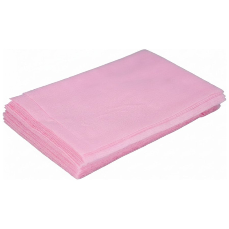 Gaze de balayage humide rose imprégnée 22 g/m² - 60 x 30 cm