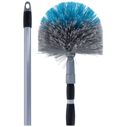 Tête de loup vinyle ronde + Manche télescopique 165cm