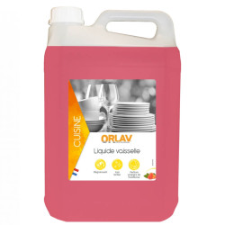 Liquide vaisselle concentré vinaigre de framboise pour plonge manuelle 5L