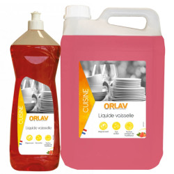 Liquide vaisselle concentré vinaigre de framboise pour plonge manuelle - ORLAV