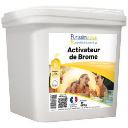 Oxydant régénérant de brome en granulés pour piscine - seau de 5 kg