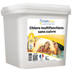 Galets multifonctions sans cuivre 250 g pour liner clair - seau de 5 kg