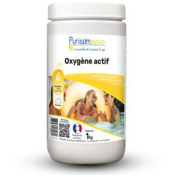 Choc oxydant sans chlore au monopersulfate en poudre pour piscine - 1 kg