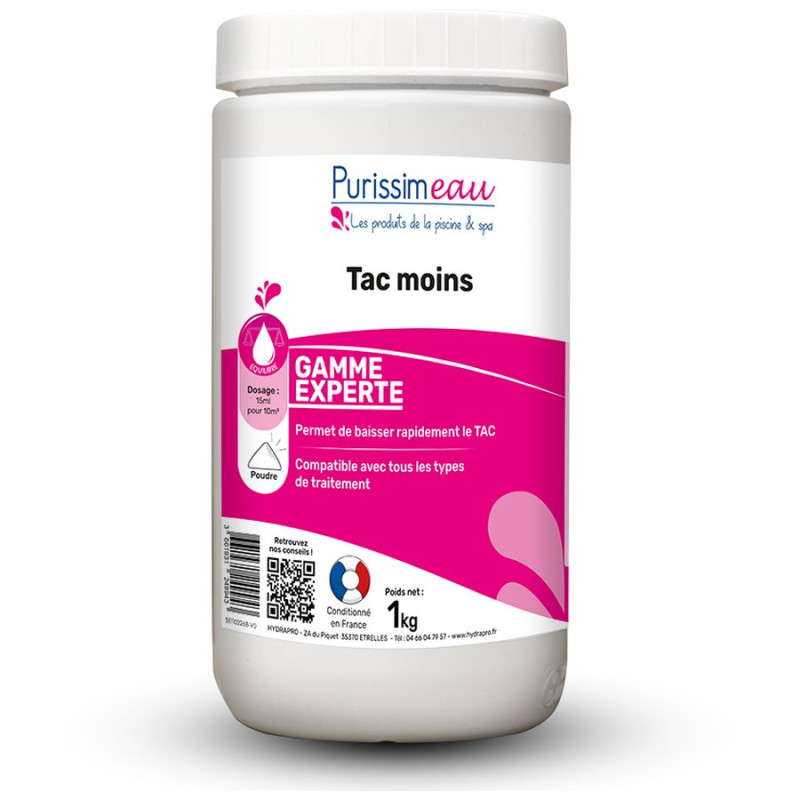 Correcteur de pH en poudre pour spa et bassin de faible volume - boîte de 1,5 kg