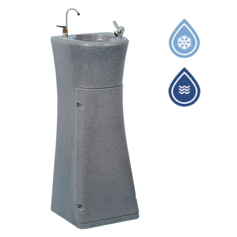 Fontaine à eau potable réfrigérée d'extérieur Blizzard - eau froide et tempérée