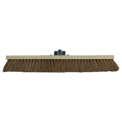Ensemble de balayage 80 cm : balai coco avec douille en métal 80 cm