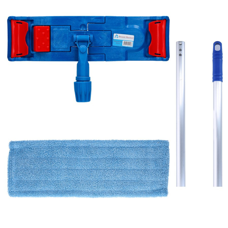 Poste de lavage 40 cm à languettes avec frange microfibre