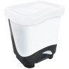 Poubelle à pédale Romy 13 L à seau extractible — vue 1