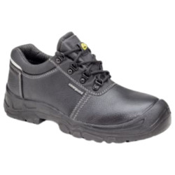 Chaussure de sécurité basse S3 cuir hydrofuge noire