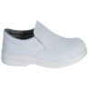 Mocassin de sécurité blanc S2 coque acier microfibre — vue 1