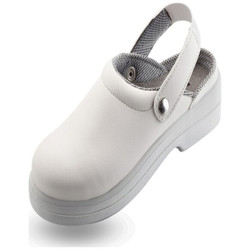 Sabot de sécurité blanc coque acier lavable 30°